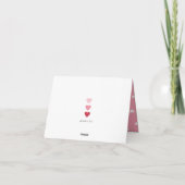 Knuffels & Kusjes & Valentijnse wensen Feestdagen Kaart (Achterkant)