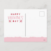 Knuffels & Kusjes & Valentijnse wensen Feestdagenkaart (Achterkant)