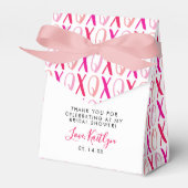 Knuffels & Kusjes (XOXO) Valentijn Bruidsmeisjesfe Bedankdoosjes (Voorkant Zijde)