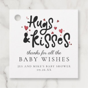Knuffels & Kussen   Baby shower Favor Tag Bedankjes Labels