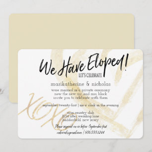 Knuffels, Kussen en Hart Elopement Feest Kaart