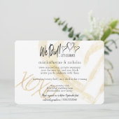 Knuffels, Kussen en Hartjes Na Bruiloftsfeest Kaart (Staand voorkant)