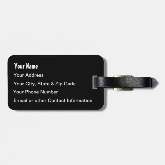 Knuffels & Kussen Liefde & Hartjes Bagagelabel (Achterkant horizontaal)