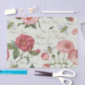 Knuffels & Kussen Wilde Bloemen en Honingbijen     Tissuepapier (Craft)