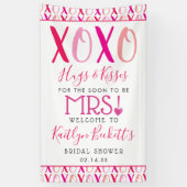 Knuffels & Kussen (XOXO) Valentijn Bruidsfeestje Spandoek (Verticaal)