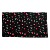 Knuffels & Lip Kusjes van Liefde Kussensloop (Achterkant-Links)