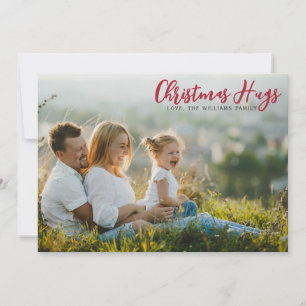 Knuffels Modern Kerst Foto Plat Kerstkaart
