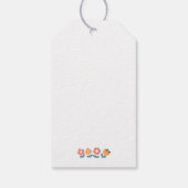 Knuffels, natte neuzen en voorjaarsvibes - speels cadeaulabel (Achterkant)