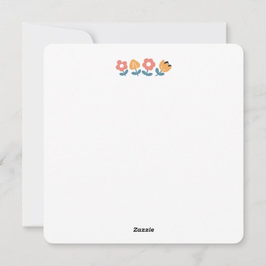 Knuffels, natte neuzen en voorjaarsvibes - speels  feestdagenkaart (Achterkant)