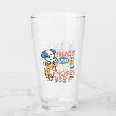 Knuffels, natte neuzen en voorjaarsvibes - speels  glas (Achterkant)