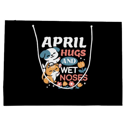 Knuffels, natte neuzen en voorjaarsvibes - speels groot cadeauzakje (Achterkant)