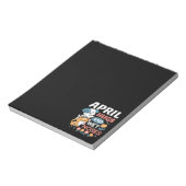 Knuffels, natte neuzen en voorjaarsvibes - speels notitieblok (Linkerzijde)