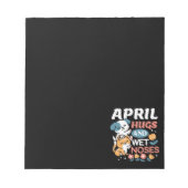 Knuffels, natte neuzen en voorjaarsvibes - speels notitieblok (Voorkant)