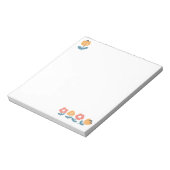 Knuffels, natte neuzen en voorjaarsvibes - speels notitieblok (Linkerzijde)