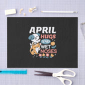 Knuffels, natte neuzen en voorjaarsvibes - speels  tissuepapier (Craft)