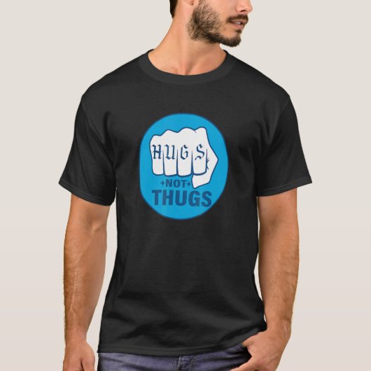 Knuffels Niet Thugs Mannen Vrouwen T-shirt (Voorkant)