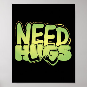 Knuffels Nodig – Gezellig Ontwerp Voor Moeilijke D Poster