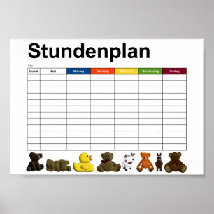 Knuffels / speelgoed poster