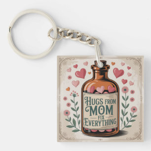 Knuffels van mama lossen alles op sleutelhanger