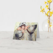 Knuffels van Monger Notecard van de Macht Kaart (Gele Bloem)