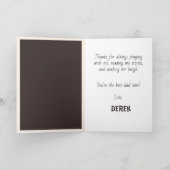 Knuffels voor de beste vader ooit Vaderdag Feestdagen Kaart (Binnen)