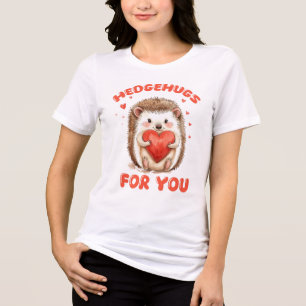 Knuffels Voor Jou, Hart Van Een Cute Egel Tri-Blend Shirt