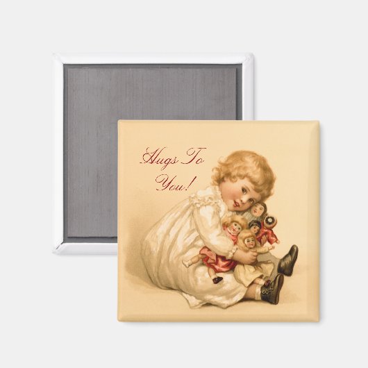 knuffels voor jou magneet (Voorkant / Achterkant)