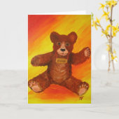 KNUFFELS - WENSKAART KAART (Gele Bloem)