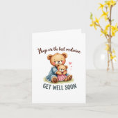 Knuffels zijn beter dan medicijnkaarten kaart (Gele Bloem)