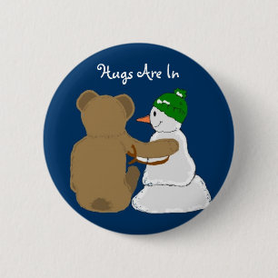 Knuffels zijn in ronde button 5,7 cm