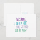 Knuffels zo hard Briefkaart (Voorkant / Achterkant)