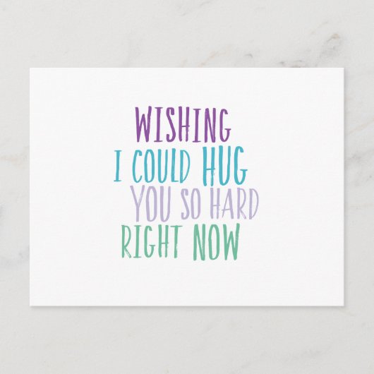 Knuffels zo hard Briefkaart (Voorkant)