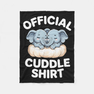 Knuffelshirt Knuffel Baby Olifant Fleece Deken