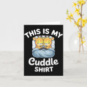Knuffelshirt Mooie Giraffen Grappig Knus Kaart (Gele Bloem)