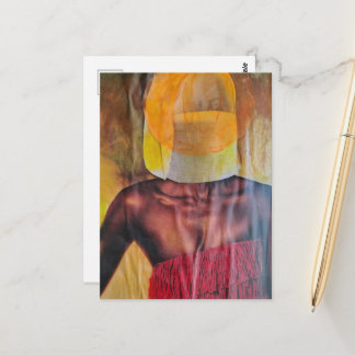 Knuffelstoel Voor een Hoofd Surrealistische Fantas Briefkaart