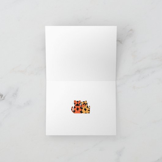 knuffeltijger kaart (Binnen)