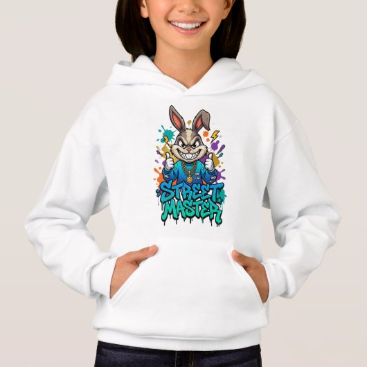 🌈🐻 Knuffeltrui met capuchon voor kinderen T-shir (Voorkant)