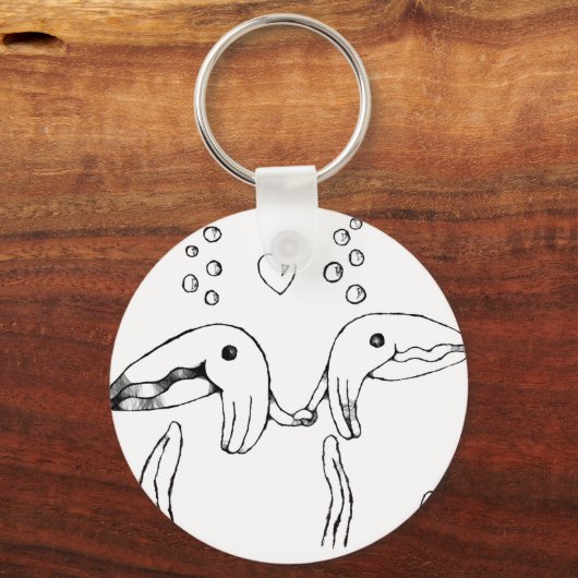 knuffelvis sleutelhanger (Voorkant)