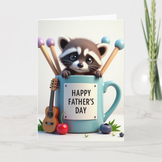 Knuffelvriend Vaderdag kaart (Voorkant)