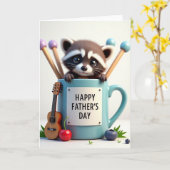 Knuffelvriend Vaderdag kaart (Gele Bloem)
