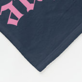 Knuffelwarme fleece Persoonlijke Naam Deken (Hoek)