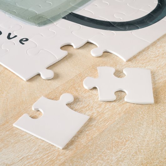 Knuffelweer Waterverf Herfstbladeren Legpuzzel (Zijkant)