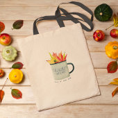 Knuffelweer Waterverf Herfstbladeren Tote Bag