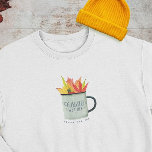 Knuffelweer Waterverf Herfstbladeren Trui