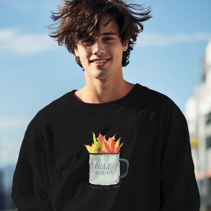 Knuffelweer Waterverf Herfstbladeren Trui