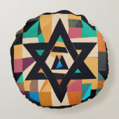 knuffelwolk rond kussen (Achterkant)