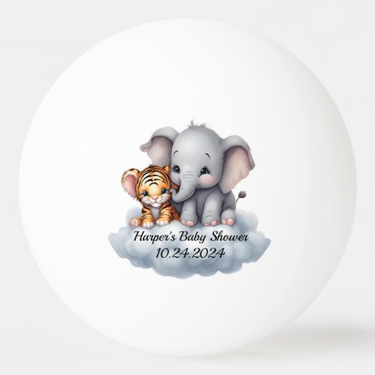 Knuffelwolken Pingpongbal (Voorkant)