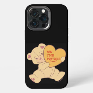Knuffige Beer Roze Kleur iPhone 13 Pro Hoesje