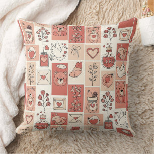 Knuffige Beer - Zachte Pastel Woud (6) Kussen