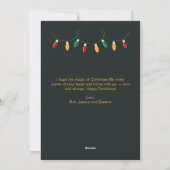 Knuffige Corgi Boom Kerstkaart Plat Design (Achterkant)